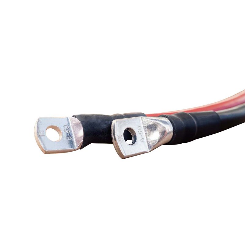 Bild von ECTIVE H07V-K Batteriekabelsatz 50mm² rot/schwarz M6/M8 3 Meter