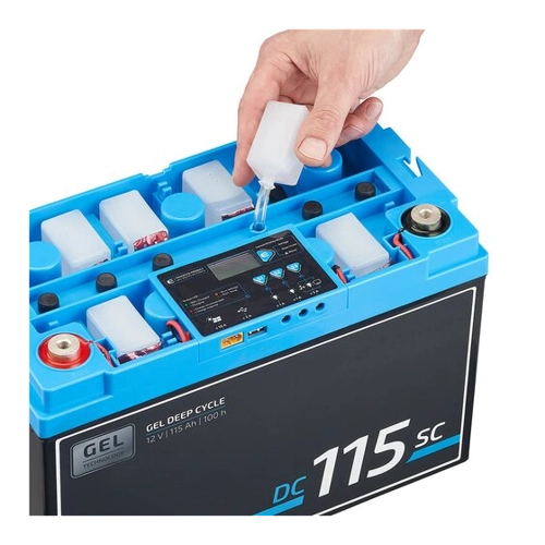Bild von ECTIVE DC 65SC GEL Deep Cycle mit PWM-Ladegerät und LCD-Anzeige 65Ah Versorgungsbatterie (USt-befreit nach §12 Abs.3 Nr. 1 S.1 UStG)