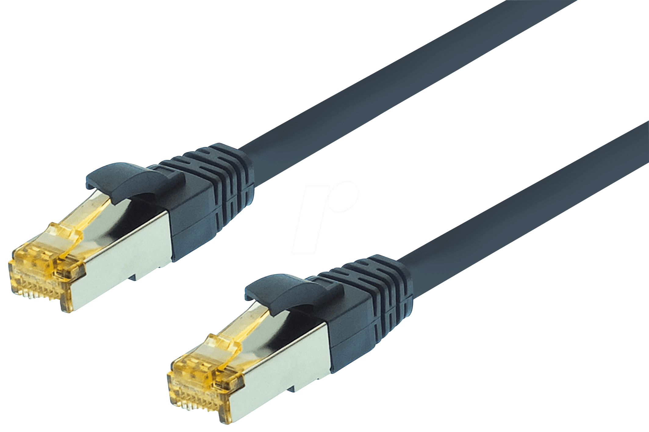 Bild von UF CAT6A 025 - Cat.6a Ultra Flex -Patchkabel - 0,25 m - blaugrau