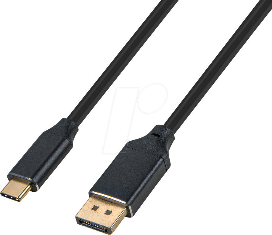 Bild von TTL USBCDP-B1,0 - USB C Stecker auf DP Stecker, 4K@60 Hz, 1,0 m