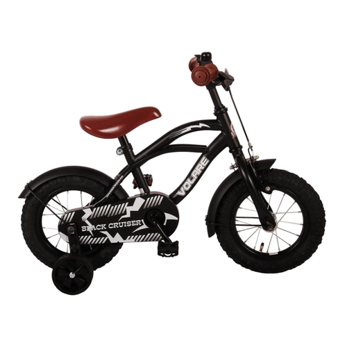 Bild von Volare Kinderfahrrad 12 Zoll Kinder Jungen Fahrrad Rad Cruiser Schwarz 21201