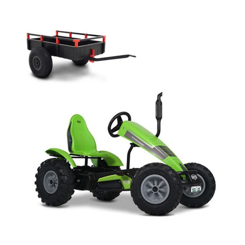 Bild von Berg Go-Kart BERG Gokart XXL Traxx DEUTZ-FAHR BFR mit Anhänger
