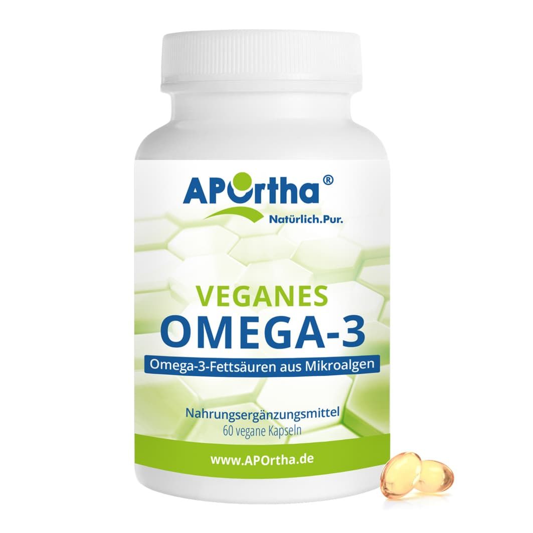 Bild von APOrtha® Algenöl veganes Omega-3 Kapseln