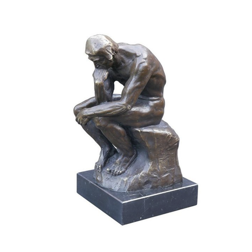 Bild von AFG Dekoobjekt Bronze Figur Skulptur der Denker nach Auguste Rodin
