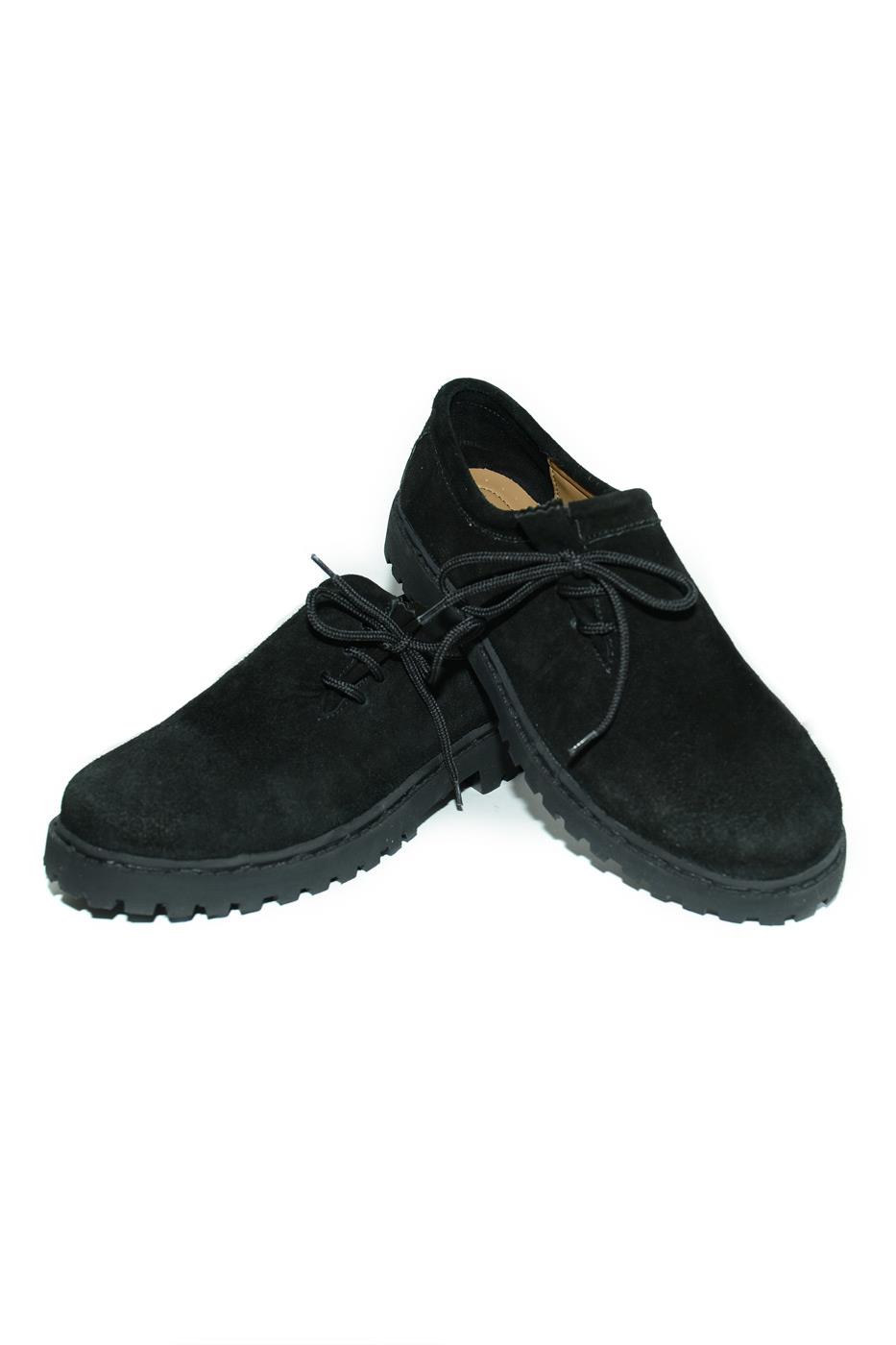 Bild von Schuhe schwarz Wildleder