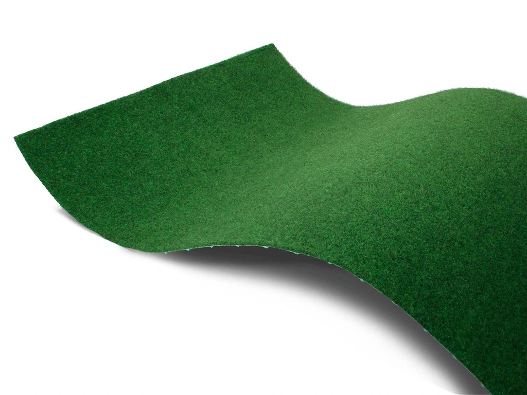 Bild von Primaflor Rasenteppich - COMFORT, Grün, 1,33m x 14,00m, Verschiedene Größen, Wasserdurchlässiger Vliesrasen, Robuster Outdoor Bodenbelag als Meterware für Balkon und Terrasse