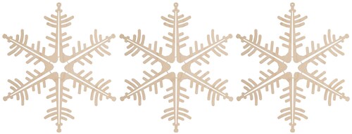 Bild von OTTO products Dekostern »Schneeflocke Lykka, Weihnachtsdeko«, (3 St.), Erzgebirge garantiert