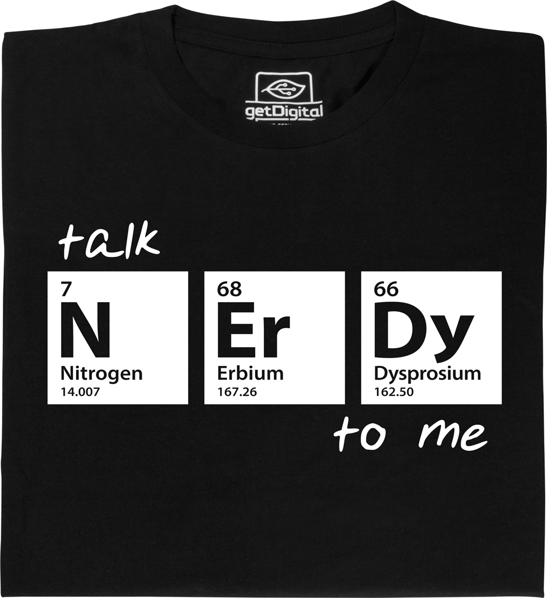 Bild von Fair gehandeltes Öko-T-Shirt: Talk NErDy to me