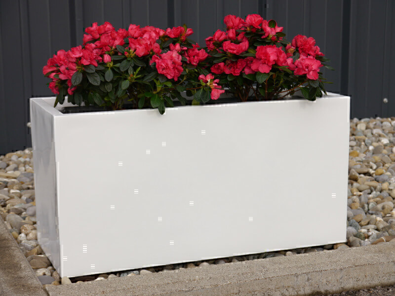 Bild von Pflanztrog JOY, Hochglanz weiß 80x30x40 cm