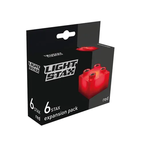 Bild von LIGHT STAX® Junior Expansion Pack rot – Die perfekte Erweiterung für kreative Bauprojekte