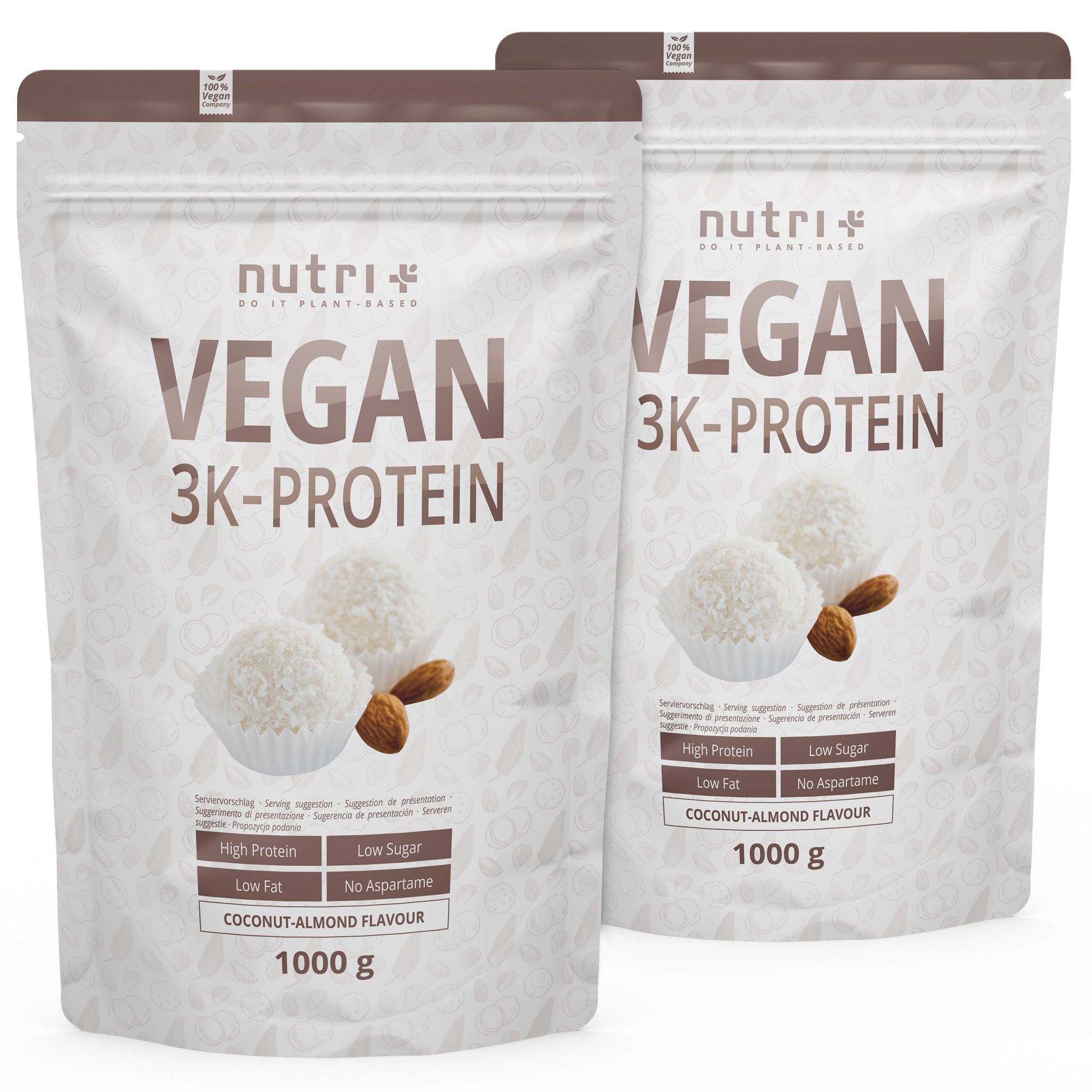 Bild von nutri+ Veganes Proteinpulver 3k