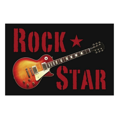 Bild von Close Up Fußmatte Rock Star – Gitarre für kreative Eingänge