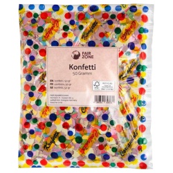 Bild von Fair Zone Konfetti Buntes Konfetti 50g
