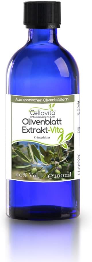 Bild von Cellavita Olivenblatt-Extrakt Vita Tinktur Tropfen aus Olivenblätter 100ml