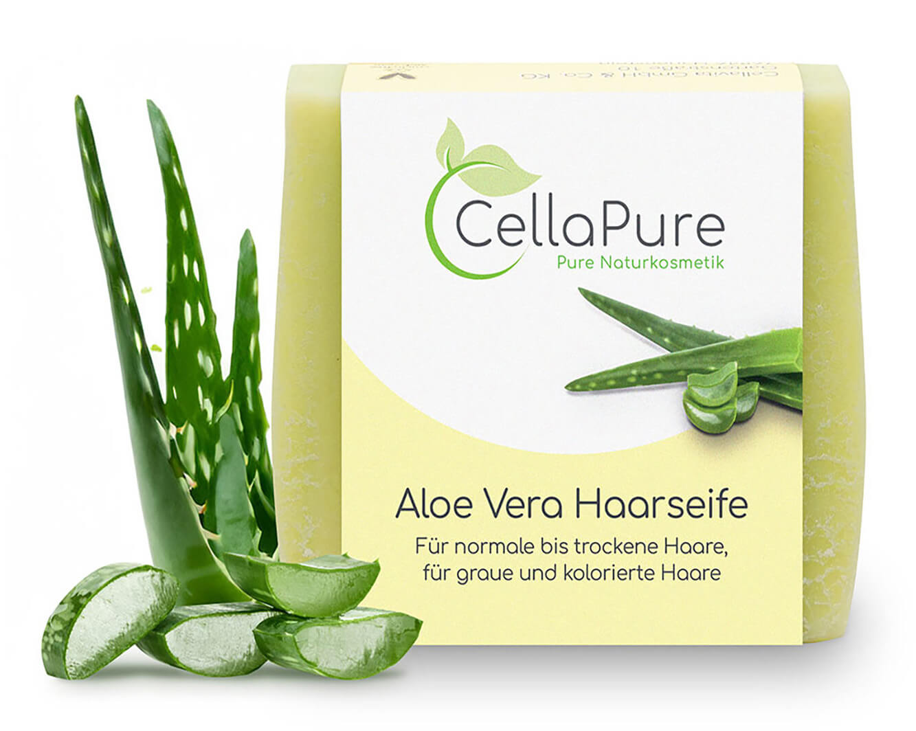 Bild von CellaPure Aloe Vera Haarseife