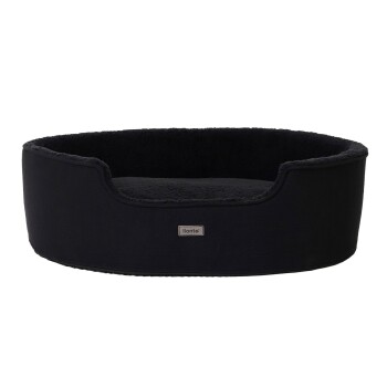 Bild von Lionto Hundebett mit Wendekissen schwarz L