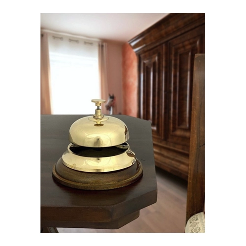 Bild von Aubaho Dekoobjekt Hotelglocke – Stilvolle Tischklingel für jedes Zuhause