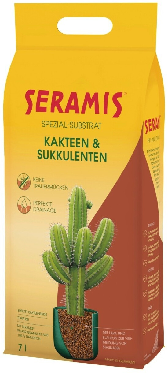 Bild von Seramis Spezial-Substrat für Kakteen und Sukkulenten 7 Liter