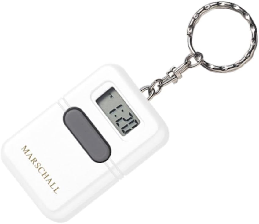 Bild von Marschall Deutsch sprechende Uhr als Schlüsselanhänger I 1107W I Stündliche Zeitansage I Wecker I Großer Lautsprecher I Perfekt für Senioren, Blinde und Demenzkranke