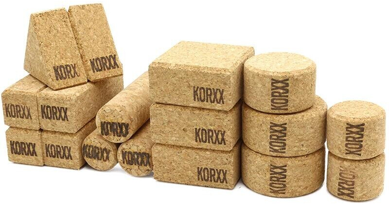 Bild von KORXX Korxx Bauklötze in verschiedenen Formen 60 Stk. Spielbausteine