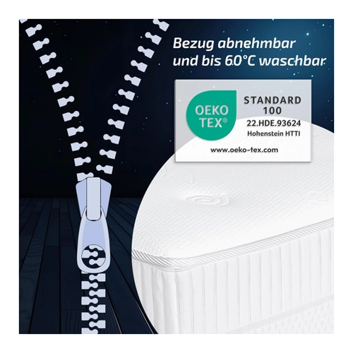 Bild von Matratzen Perfekt Terra Med Box² 100x200cm – Boxspringmatratze für erholsamen Schlaf