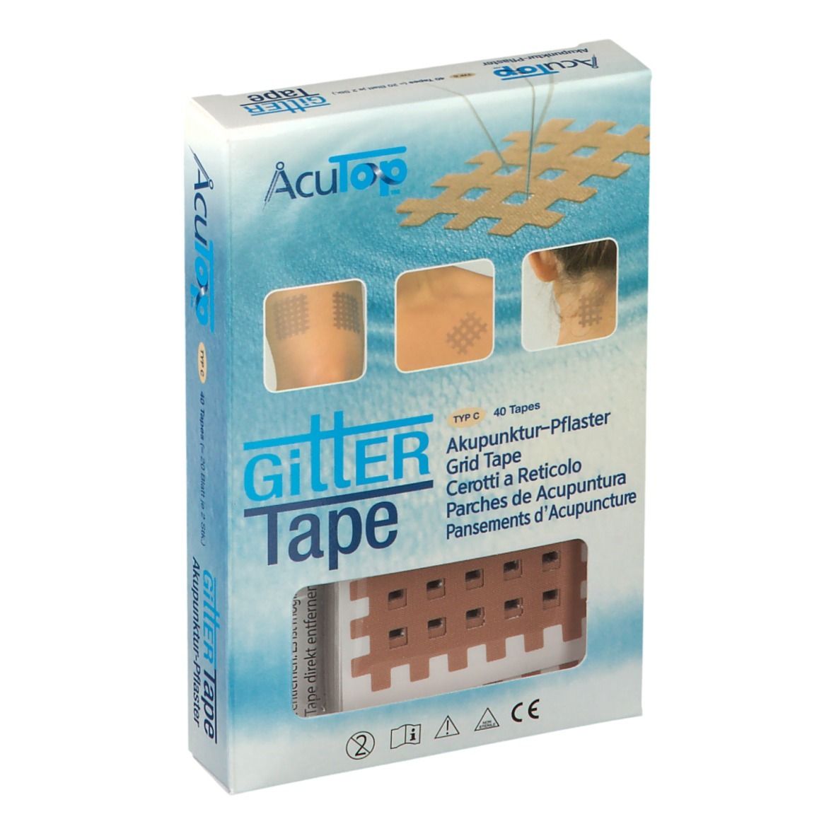 Bild von AcuTop Kinesiologie-Tape Gittertape-Akupunkturpflaster