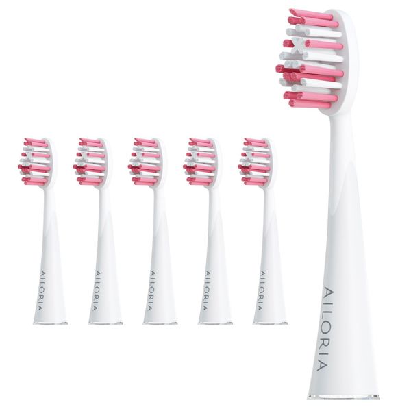 Bild von AILORIA Aufsteckbürsten SHINE BRIGHT extra clean ersatzbürstenköpfe 6er, Ersatzbürstenköpfe Extra Clean Set für SHINE BRIGHT