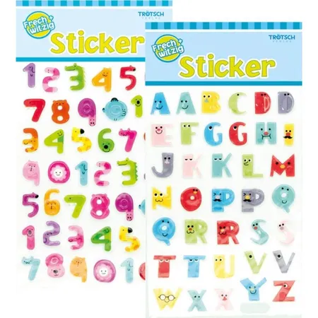 Bild von Trötsch Buchstaben- u. Zahlensticker