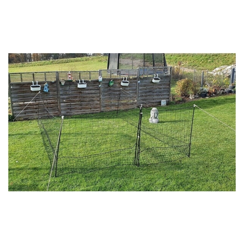 Bild von BruKa Hühnerzaun 115cm Geflügelnetz mit Tür