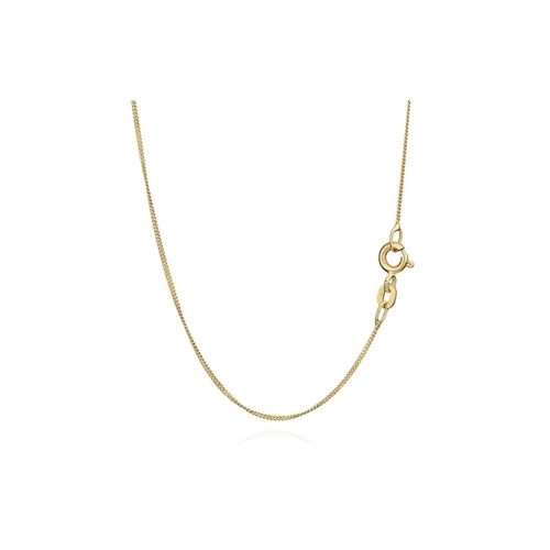 Bild von NKlaus 60cm Gold Kette für Frauen - Panzerkette aus Gelbgold 14 Karat - Modellnummer 1924