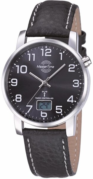 Bild von MASTER TIME Quarzuhr Master Time MTGA-10576-24L Funk Basic Series Herrenuhr 41mm 3ATM Master Time MTGA-10576-24L Funk Basic Series Herrenuhr 41mm 3ATM