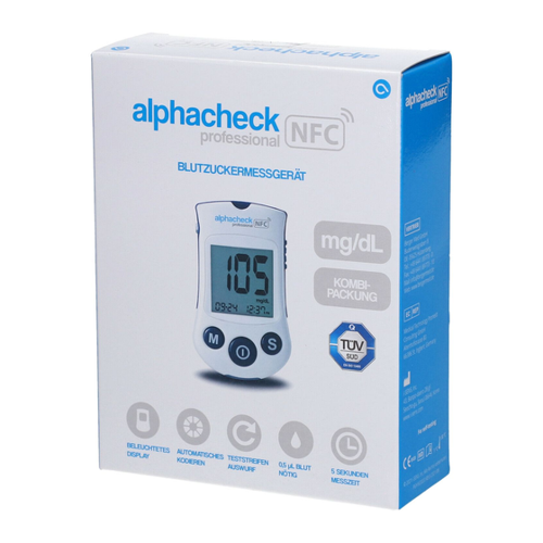 Bild von Alphacheck Professional Blutzuckermessgerät - Die perfekte Hilfe zur Blutzuckerüberwachung
