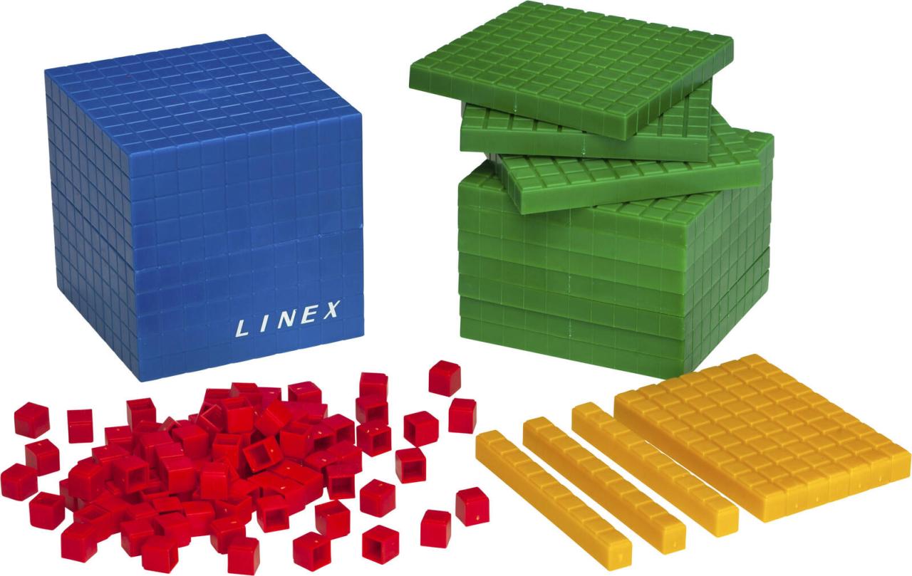Bild von Linex Basis-Set Dezimalrechnen aus Kunststoff 121 Teile