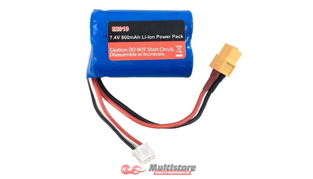 Bild von Amewi 7,4V Li-Ion Akku 800mAh Sea Rider, Warrior (V3) / 061-82019