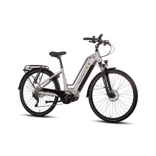 Bild von SAXONETTE E-Bike Trekkingrad Quantum Sport, 10 Gang Shimano, Kettenschaltung, Mittelmotor, 540 Wh, Pedelec, Elektrofahrrad für Damen u. Herren