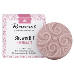 Bild von Rosenrot Feste Duschseife Festes Duschgel ShowerBit® - Mandelblüte 60g