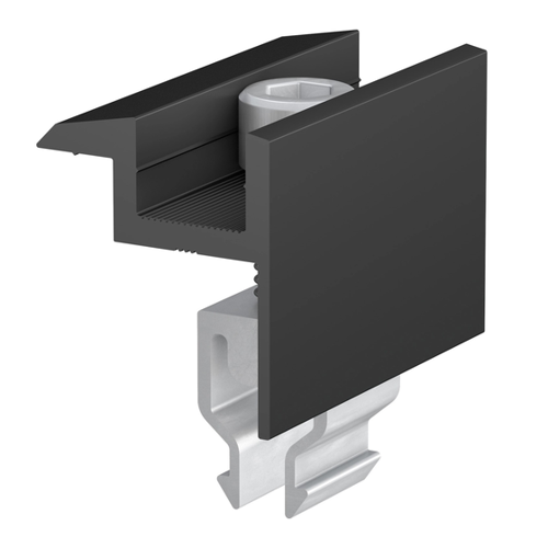 Bild von Solar Base Start- und Endklemme Schwarz für PV-Module 30 - 40 mm