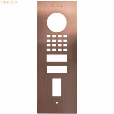 Bild von DoorBird DoorBird Frontblende D1101FV Fingerpr. Edels., Bronze, Unterp