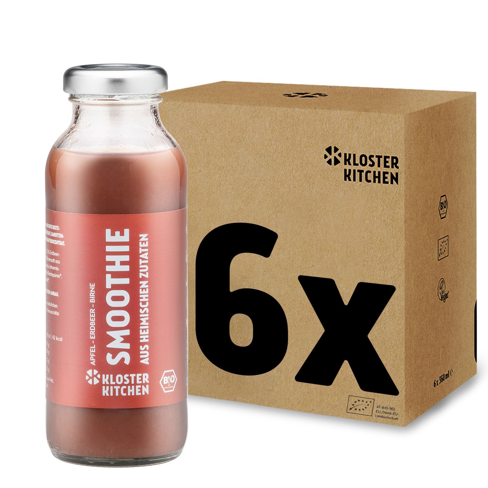 Bild von Kloster Kitchen Apfel Erdbeer Birne Smoothie