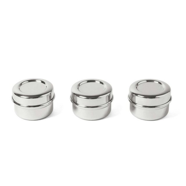 Bild von ECO Brotbox Lunchbox Chutney Boxen (3er Set), Edelstahl