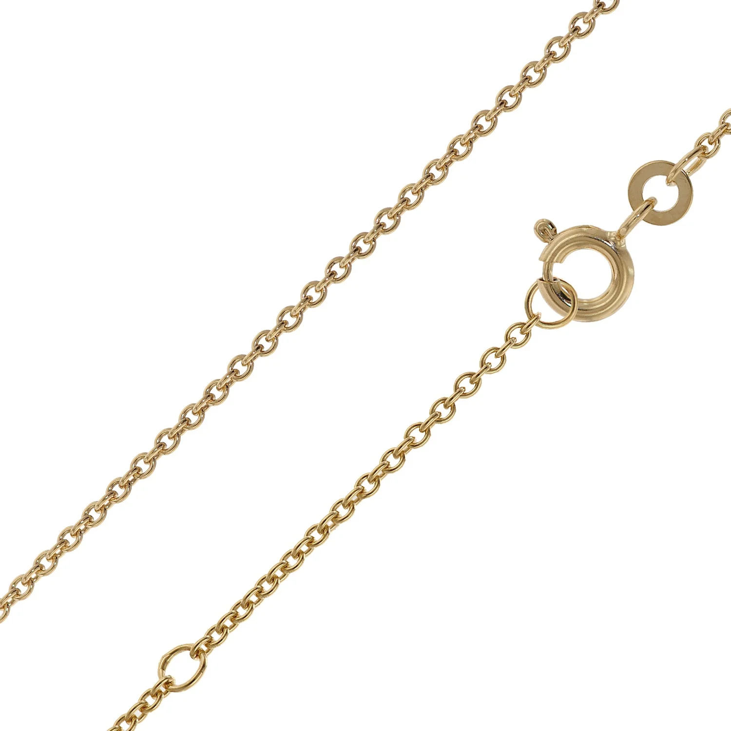 Bild von trendor Kette ohne Anhänger für Anhänger 333 Gold Rundanker 1,5 mm Länge 45/42 cm