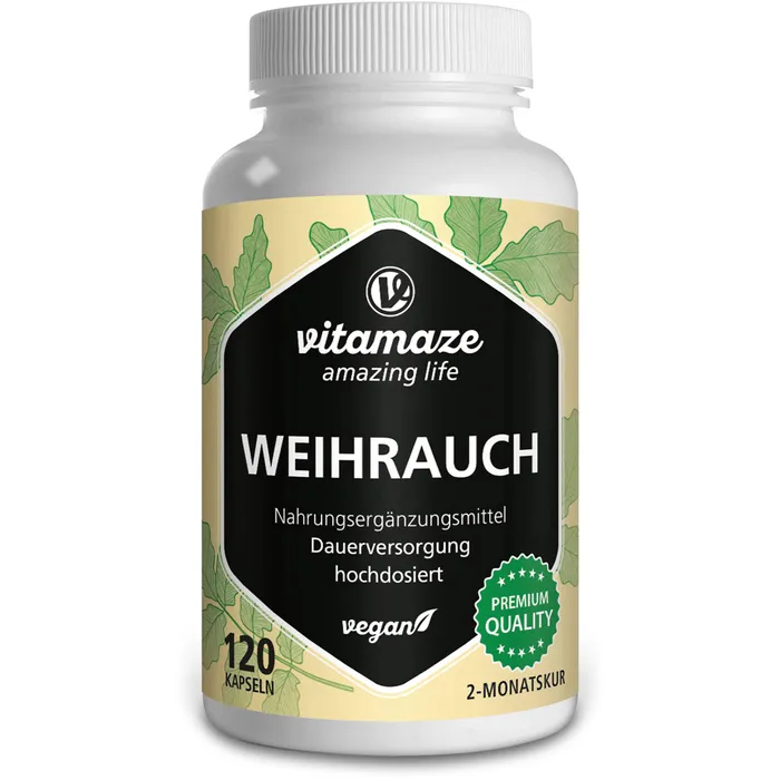 Bild von Weihrauch 900 mg hochdosiert vegan 120 Kapseln - Zur Nahrungsergänzung