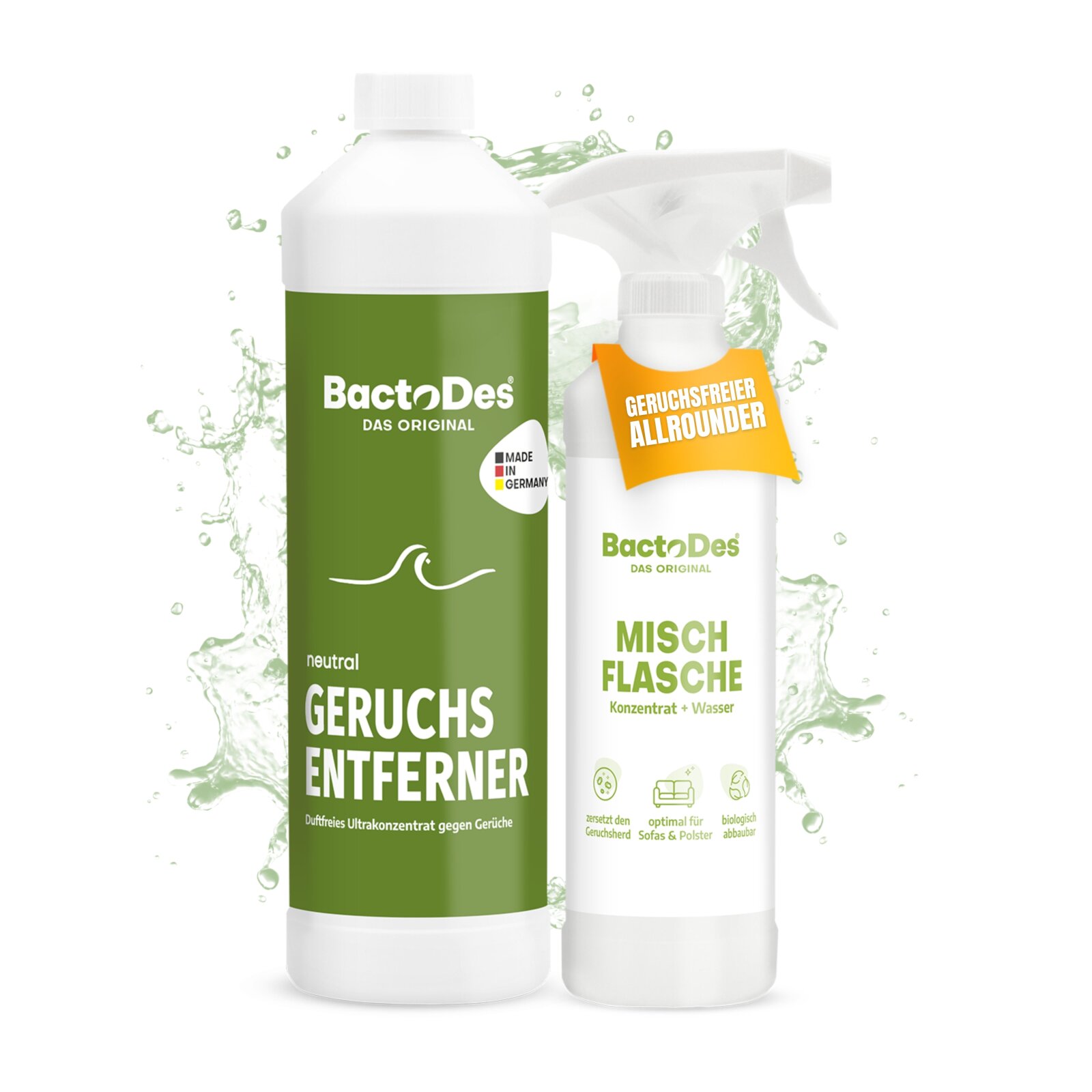 Bild von BactoDes-Neutral Geruchskiller und Geruchsneutralisierer ohne Parfümierung
