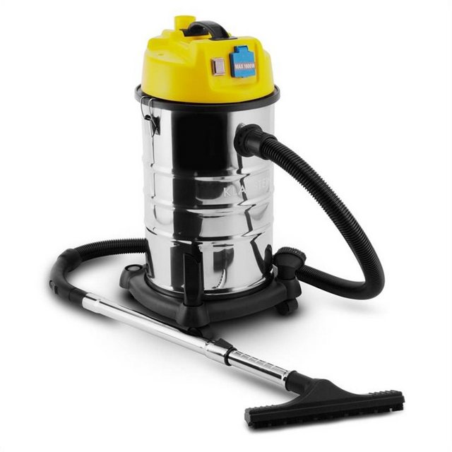 Bild von Klarstein Nass-Trocken-Sauger Reinraum Industriesauger, 1600 W, Trocken Nasssauger Industriestaubsauger beutellos Saugwischer Sauger