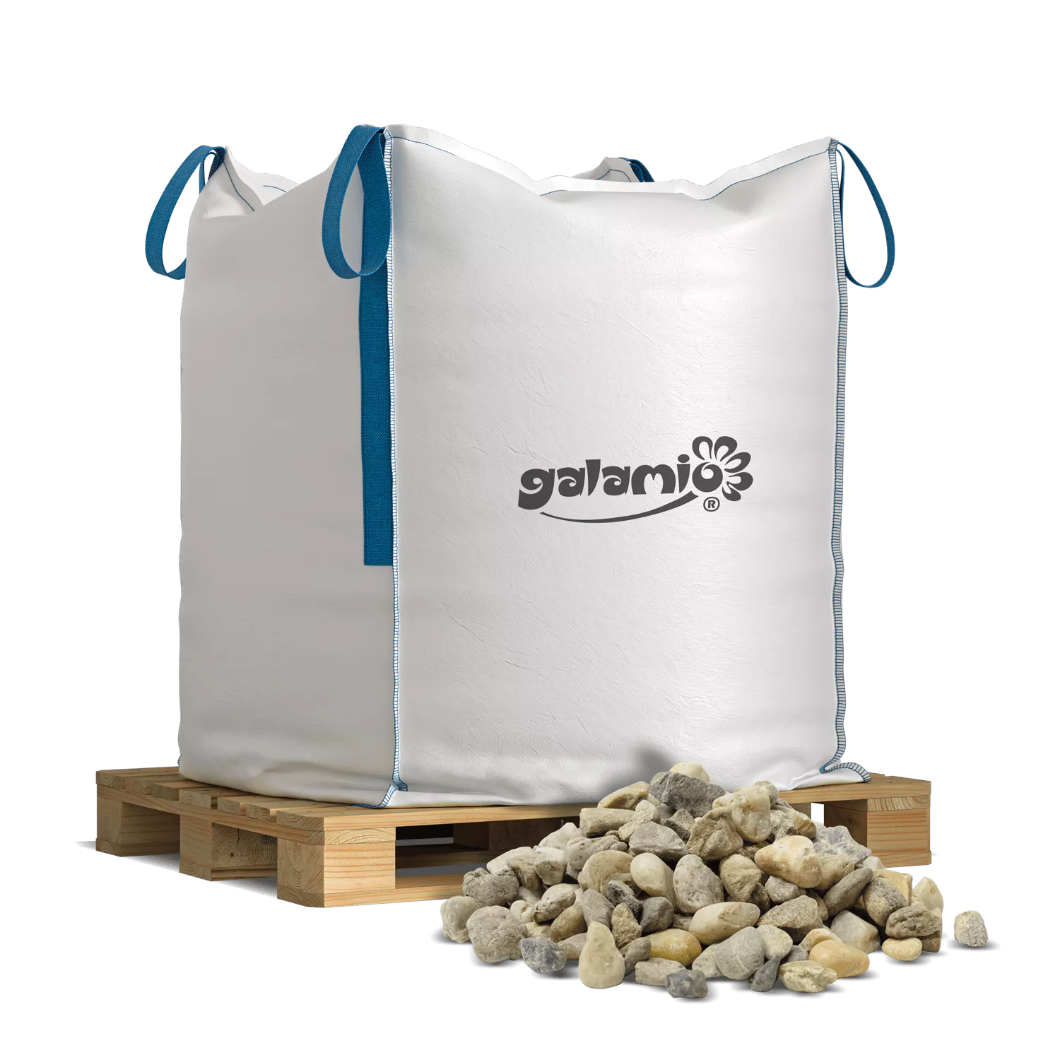Bild von GALAMIO Zierkies Buntkies 8-16 mm, (Palette, 1 St)