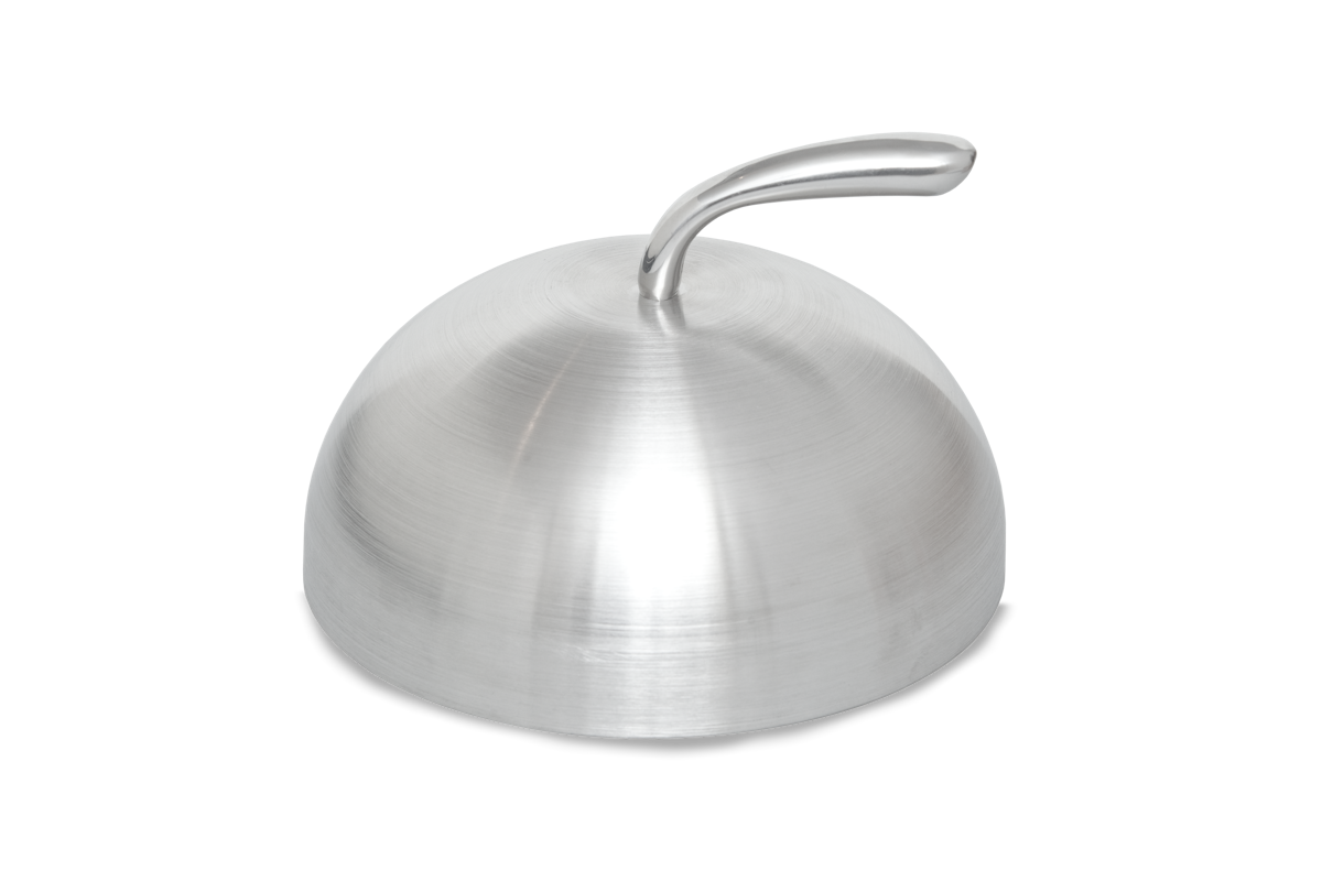 Bild von MONOLITH Keramikgrill Monolith Cloche Garhaube Schmelzglocke für Feuerplatte aus Edelstahl