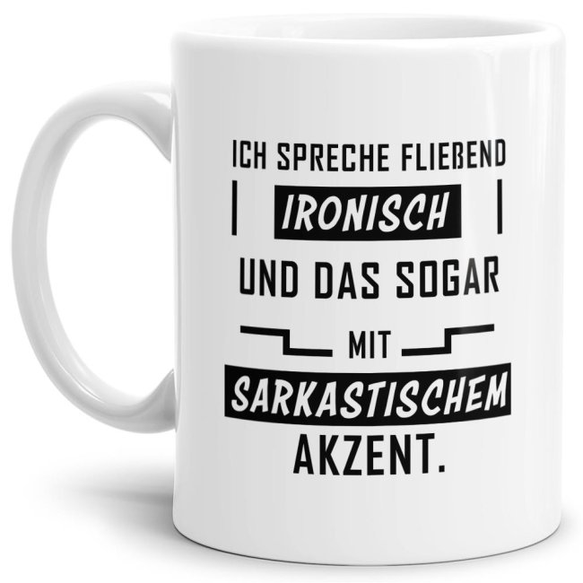 Bild von Tasse - Fließend Ironisch