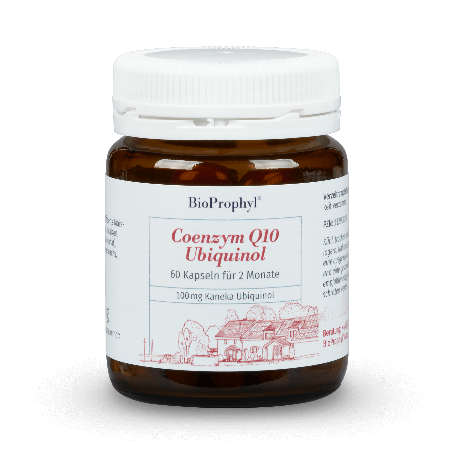Bild von BioProphyl Coenzima Q10 Ubiquinol 60 cápsulas vegetales de 100 mg de ubiquinol - la forma bioactiva de la coenzima Q10