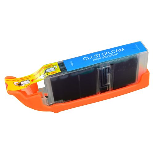 Bild von Ampertec Tinte ersetzt Canon CLI-571XLC cyan (C), Druckerpatrone