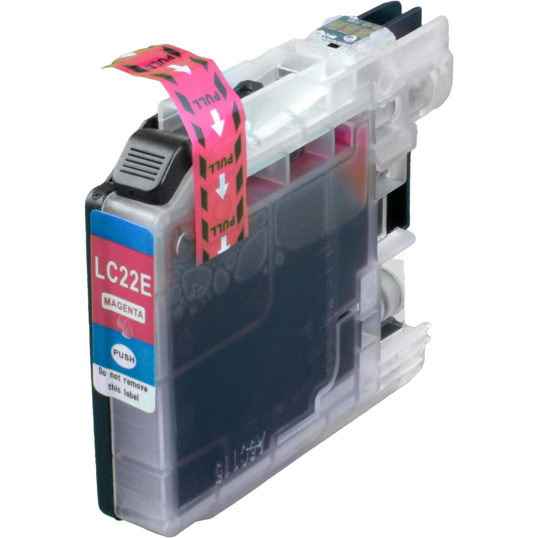 Bild von Ampertec Tinte kompatibel mit Brother LC-22U M  magenta (M), Druckerpatrone